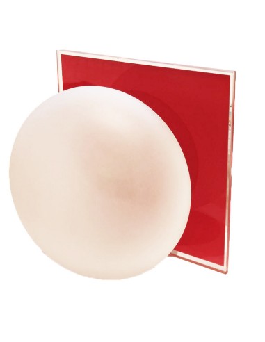 APPLIQUE A PARETE O SOFFITTO SFERA ROSSO