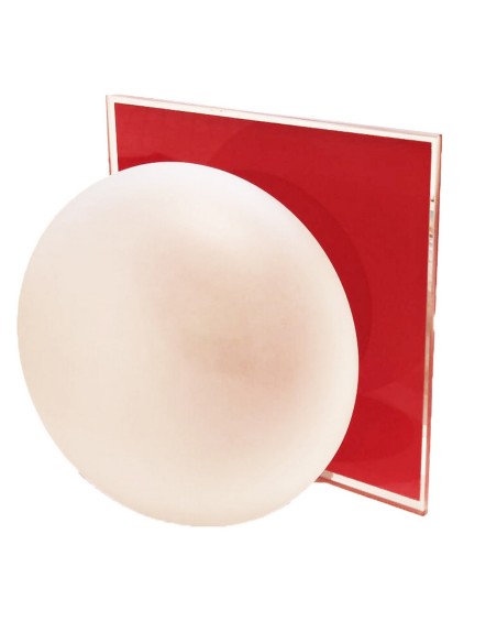 APPLIQUE A PARETE O SOFFITTO SFERA ROSSO