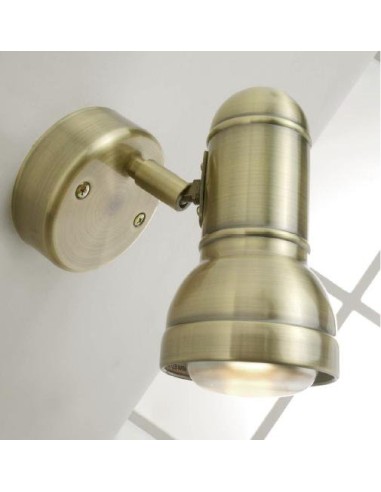 FARETTO REGENT SPOT ORIENTABILE OTTONE