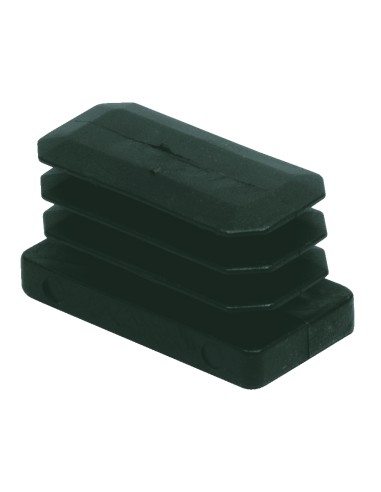 INSERTO ALETTATO TAPPO TUBO RETTANGOLARE 40X20 mm