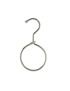 GANCIO CON ANELLO NICHELATO PORTASCIARPA