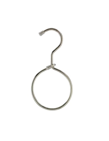 GANCIO CON ANELLO NICHELATO PORTASCIARPA