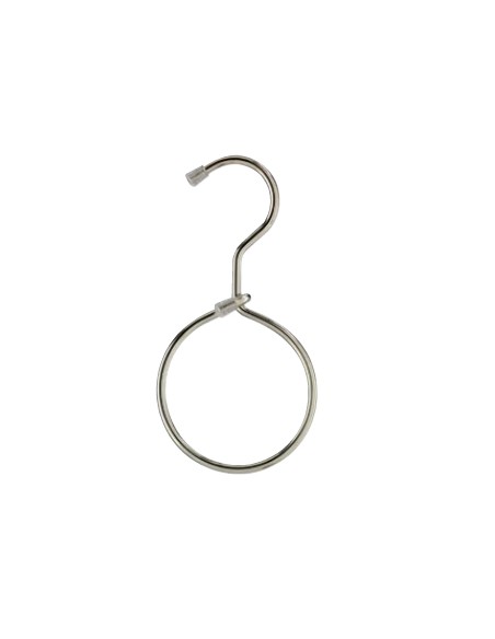 GANCIO CON ANELLO NICHELATO PORTASCIARPA