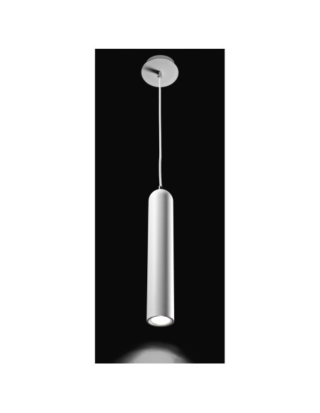 SOSPENSIONE IN METALLO VERNICIATO BIANCO MAX 50W