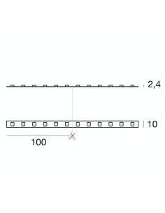 RIBBON RGB LED STRIP 5 MT DA 60 LED/M 2