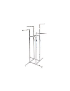 STENDER A 4 BRACCIA REGOLABILI CROMATO