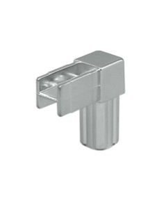 GIUNTO A L 2 VIE PER TUBO QUADRO 25x25 mm 2