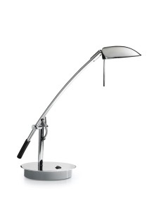 LAMPADA DA TAVOLO IN METALLO CROMO LUCIDOLED 5W 45 0Lm 3000K