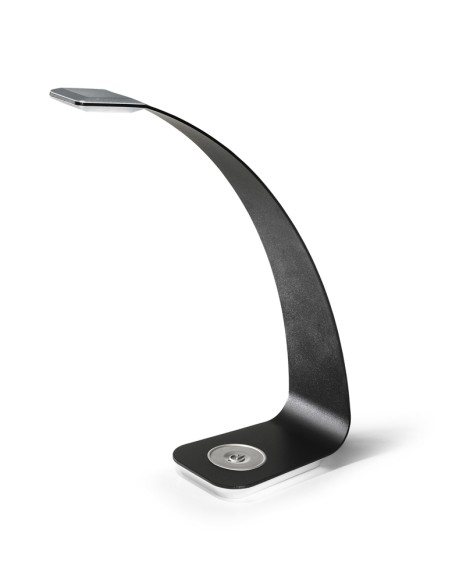 LAMPADA DA TAVOLO METALLO NERO LED