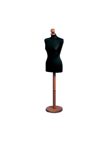 BUSTO DONNA SARTORIA CON BASE TONDA CON TAPPO TONDO 600/A