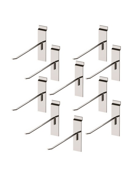 KIT 10 PORTABLIISTER 15 CM TAPPO CROMATO