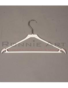 KIT 40 PORTABITO PLASTICA BIANCA DA 39 CM