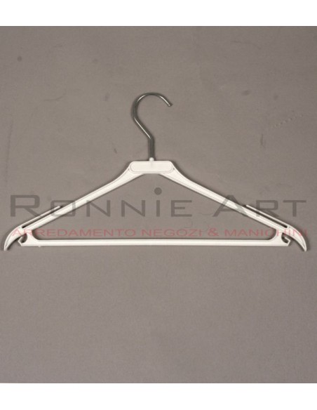 KIT 40 PORTABITO PLASTICA BIANCA DA 39 CM