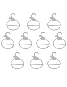 KIT 10 PORTASCIARPA BIANCO