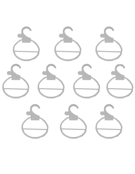 KIT 10 PORTASCIARPA BIANCO