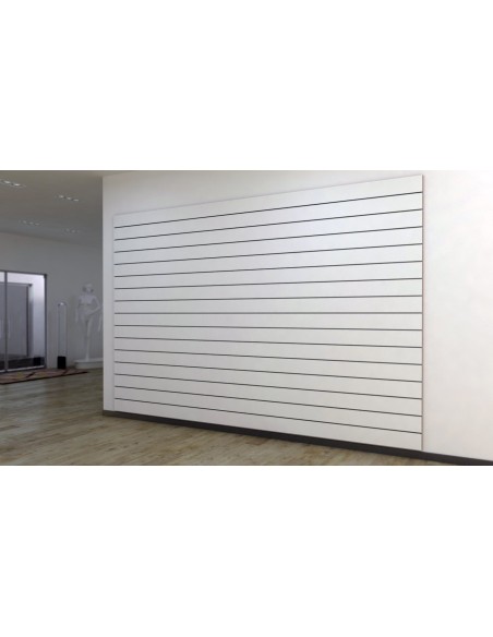 KIT 6 PANNELLI DOGATO 120XH.120 CM BIANCO CON PROF ILI