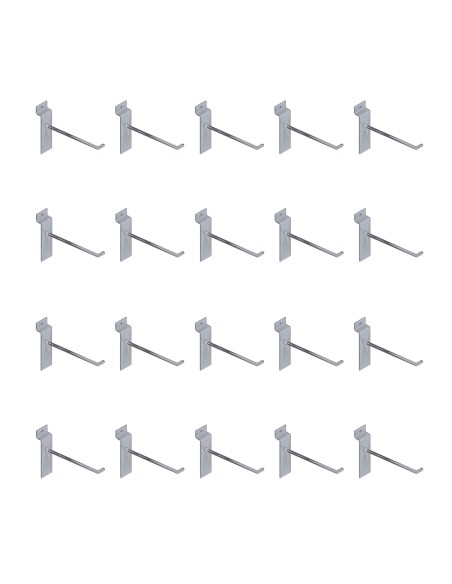 KIT 20 PORTA BLISTER PANNELLO DOGATO 7,5 CM  PLAST ICA