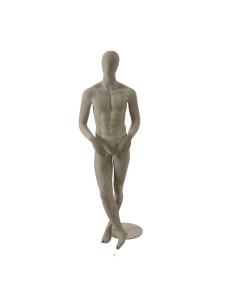 MANICHINO TESTA UOVO UOMO INDUSTRIAL CEMENTO