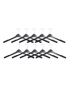 KIT 20 PZ APPENDINO CAMICERIA PLAST NERE 41