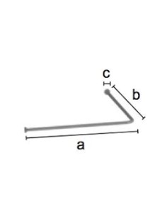 KIT TUBO PORTATENDE CAMERINI SPOGLIATOIO PARETE AD ANGOLO 2
