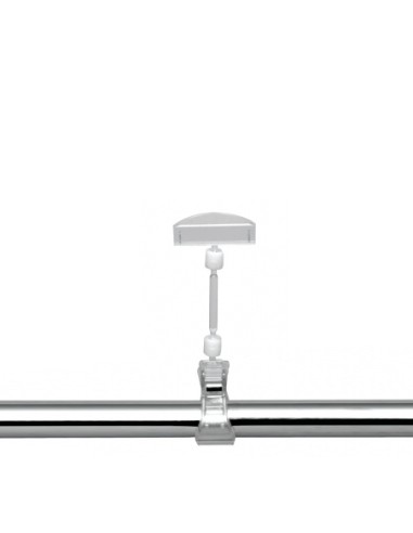 KIT 5 PORTAPREZZI CON PINZA DI ANCORAGGIO H. 5 CM