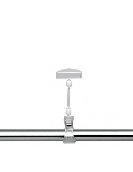 KIT 5 PORTAPREZZI CON PINZA DI ANCORAGGIO H. 5 CM