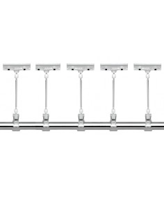 KIT 5 PORTAPREZZI CON PINZA DI ANCORAGGIO H. 10 CM