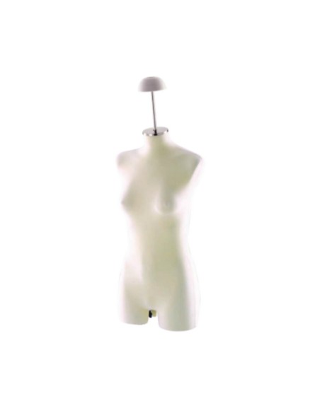 TORSO DONNA MAGLIA AVORIO CON PORTACAPPELLI