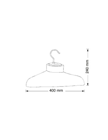 APPENDINO BUSTO INTIMO BAMBINO CON GANCIO NERO