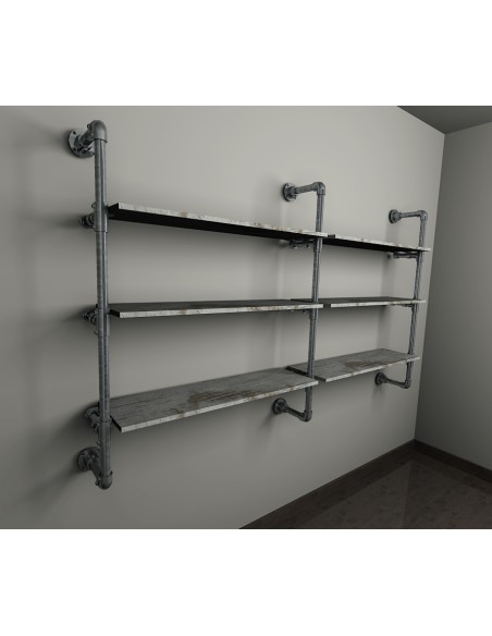 KIT ARREDAMENTO TUBO IDRO INDUSTRIAL VINTAGE