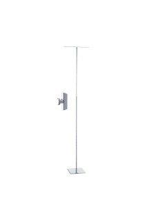 PIANTANA VETRINA ACCESSORI PORTABORSE DOPPIO REGOL CROMATO