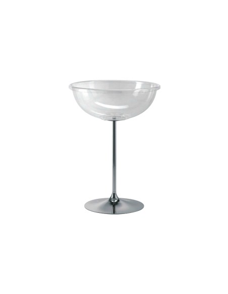 CALICE ESPOSITORE CESTO NEGOZIO CROMATO 86 cm