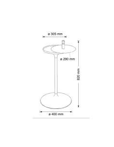 POSACENERE SUPPORTO CON BASE TONDA CENERIERA 2