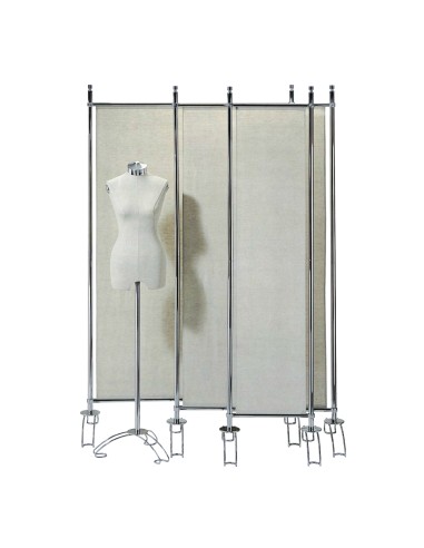 BANNER CON TESSUTO SEPARE' DIVISORIO IN LINO NATUR ALE 128 CM