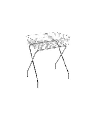 CESTO CESTONE CON PIEDI CON TELAIO 75x55x16H cm