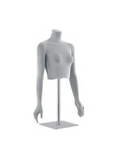 MANICHINO BUSTO DONNA TORSO SNODABILE C/ BASE