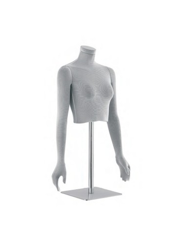 MANICHINO BUSTO DONNA TORSO SNODABILE C/ BASE