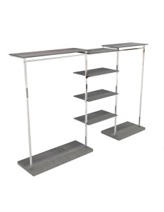 KIT ARREDAMENTO DA 224 cm CON APPENDERIA E MENSOLE