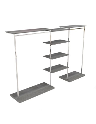 KIT ARREDAMENTO DA 224 cm CON APPENDERIA E MENSOLE