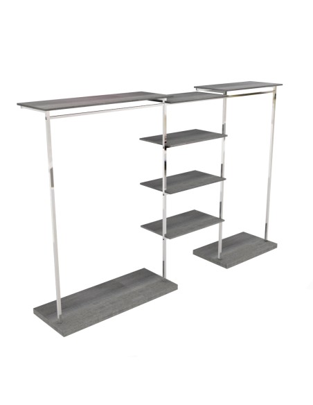 KIT ARREDAMENTO DA 224 cm CON APPENDERIA E MENSOLE