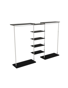 KIT ARREDAMENTO DA 254 cm CON APPENDERIA MENSOLE