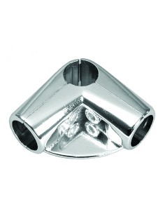 GIUNTO SUPPORTO RIPIANI CROMATO A 4 VIE