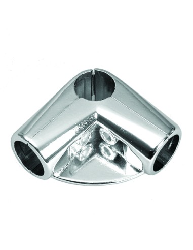 GIUNTO SUPPORTO RIPIANI CROMATO A 4 VIE