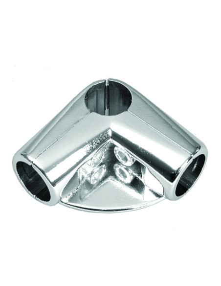 GIUNTO SUPPORTO RIPIANI CROMATO A 4 VIE