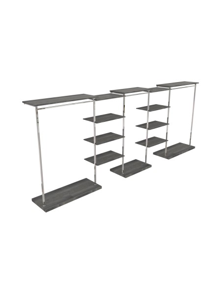 KIT ARREDAMENTO CON APPENDERIA CON MENSOLE OLDKING 378cm