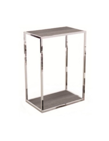 ESPOSITORE 90x40cm h 90 cm MURO BASE TAVOLO CROMATO/OLDKING
