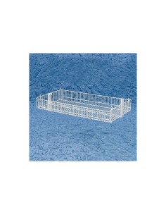 ESPOSITORE CESTE CARRELLO CESTONI BIANCO 101 CM