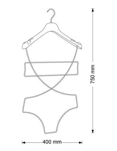 EXPO UNDERWEAR PORTACOSTUME INTIMO LINGERIE GRUCCI A NICHELAT