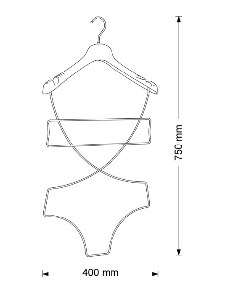 EXPO UNDERWEAR PORTACOSTUME INTIMO LINGERIE GRUCCI A NICHELAT