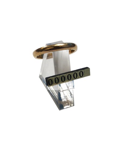 ESPOSITORE A PIRAMIDE ANELLO CON PORTAPREZZO